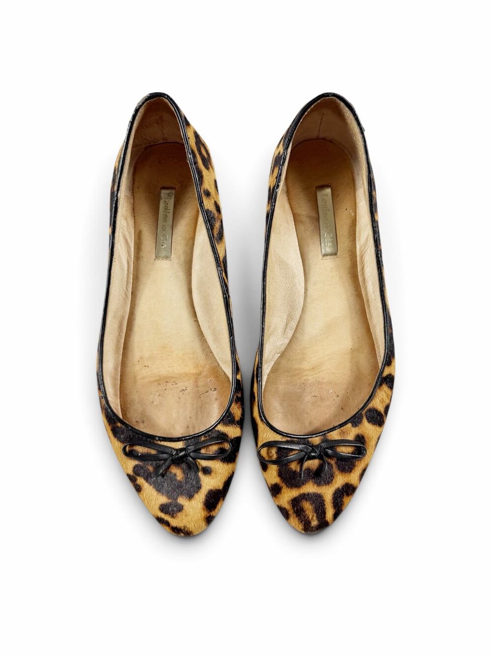 Louise et Cie Women’s Leopard Cow Hair Ballet Flats Size 9 Est